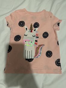 Unicorn baby top 100% organic cotton