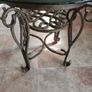 small glass top table like new. Image 4