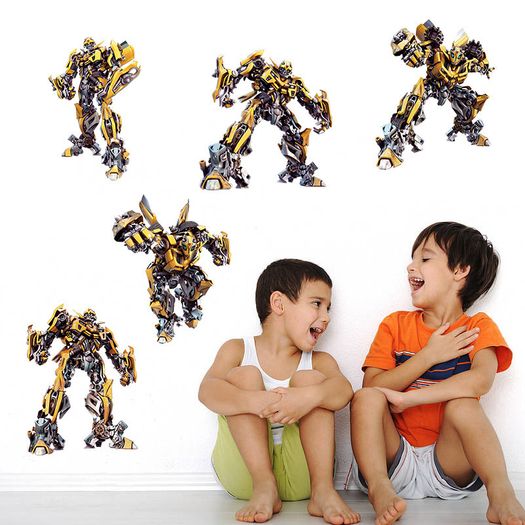 Transformers Wall Stickers High Quality Boys Kids Room Decoration Art-Decals