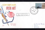 1976 Ireland Contemporary Irish Art Painting by Paul Henry Commemorative Stamp Hibernian Stamp Company First Day Cover (FDC) with Cill Choinngh (Kilkenny) steele cancel