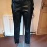 beautiful new savida black leatherette skinnys Image 7