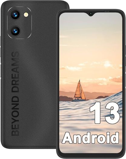 NEW SALE | Mobile Phone 2023 C1 Plus,Android 13 SIM Free Unlocked Smartphone,5150mAh Battery,6.52 inch HD Screen 3+32GB RAM/256GB Extension