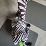 Rare 2004 Dreamworks Marty Madagascar Gosh International Soft Toy Plush Teddy Bear Like New Image 5