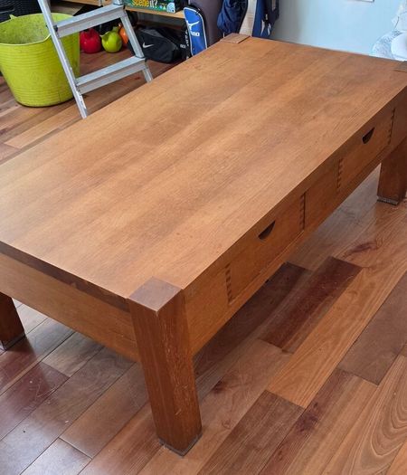 Solid Oak coffee table