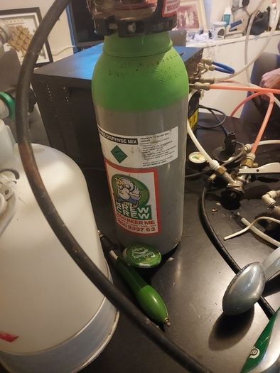 Lager set up for a bar