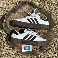Premium Adidas Samba White Black Leather