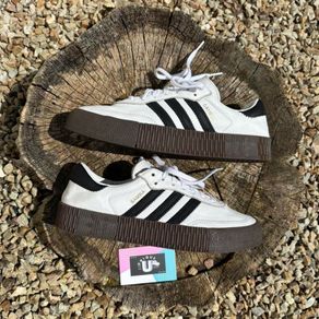 Premium Adidas Samba White Black Leather