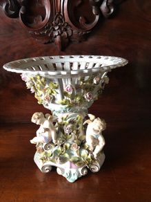 antique fruit bowl