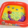 Sensory Play Set - Inflatable Play Tray, Squeezy Sand, Foam & Dough - Creative Toys Image 2