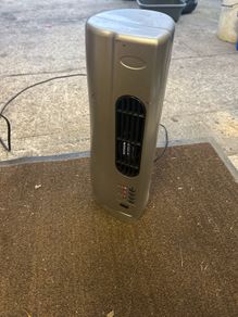 Oscillating cold air fan