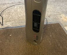 Oscillating cold air fan