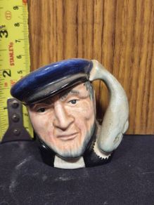 Royal Doulton Mini Character Jug Captain Ahab  Excellent Condition