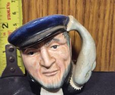 Royal Doulton Mini Character Jug Captain Ahab  Excellent Condition