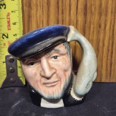 Royal Doulton Mini Character Jug Captain Ahab  Excellent Condition