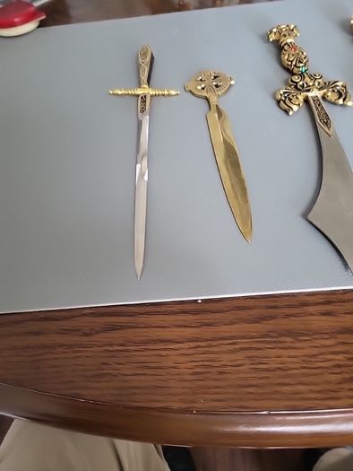 Vintage brass letter opener