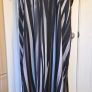 Emery Rose 3XL Black & Grey Abstract Stripe Maxi Kaftan Dress New With Tags Image 2