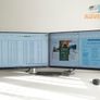 Dual 27 inch Monitor Setup (As New w/ Stands) Image 2