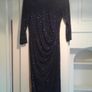 Evening  Blue Glitter Dress BNWOT Image 2