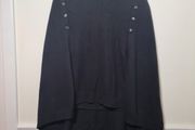 womens KAREN MILLEN  jumper shawl knitted wool blend Size XS extra small