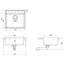 Kitchen Sink with Overflow Hole Image 5