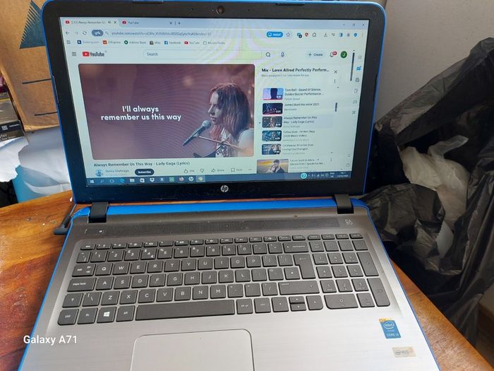 HP Pavilion 15.6 inch Laptop, Blue, Intel Core i3-5157U, 2.5GHz, 8GB Ram, 1 Terrabyte HDD, Windows 10, Microsoft Edge, Opera, Firefox, avast, VLC