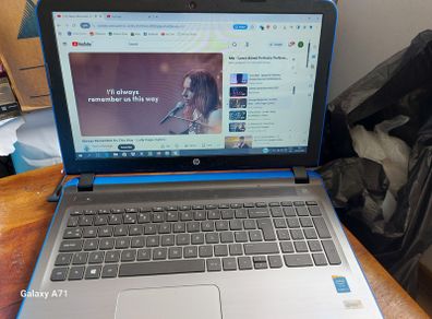 HP Pavilion 15.6 inch Laptop, Blue, Intel Core i3-5157U, 2.5GHz, 8GB Ram, 1 Terrabyte HDD, Windows 10, Microsoft Edge, Opera, Firefox, avast, VLC