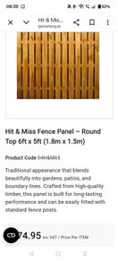 Fence 1.8W x 1.5H