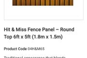 Fence 1.8W x 1.5H