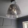 2 Designer large pendant lighting (x 2 of same )(Ideal Lux) Cylinder SP1 Image 5