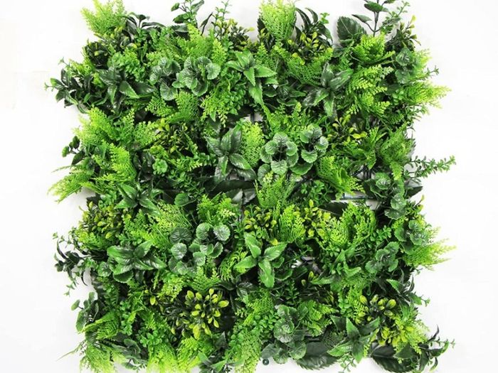 Artificial Plant Wall Panels, 6pcs Fern Greenery, Ivy Privacy Hedge Fence Screening, Home Garden Outdoor Wall Decoration 50 x 50cm (FREE POSTAGE)