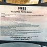 Boss Electric Patio Grill 1650W Image 8