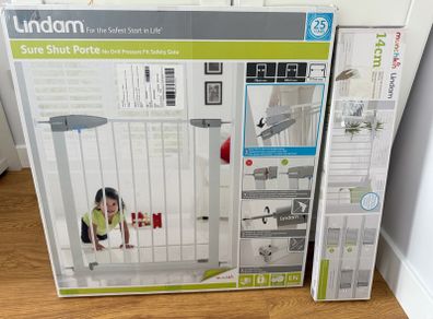 Baby Stair gate with Extension piece