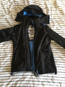 boys Superdry jacket- black