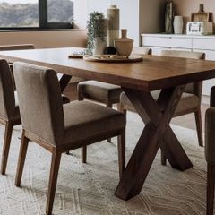 200cm All Oak Dining Table Brand New