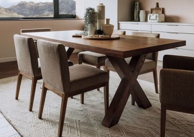 200cm All Oak Dining Table Brand New