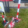 Red and White Safety Bollards Image 3