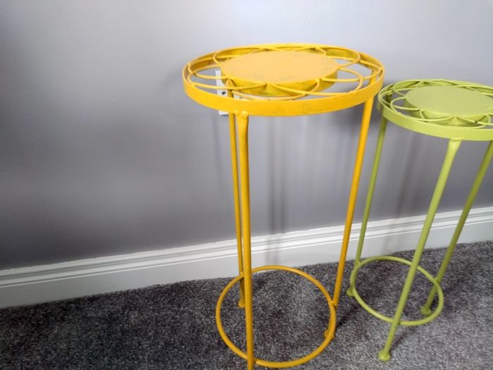 Steel Plant Stand Set of x2