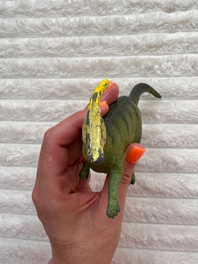 1988 Carnegie Collection Safari Parasaurolophus Dinosaur approx. 12.5 cm. Used Please see photos