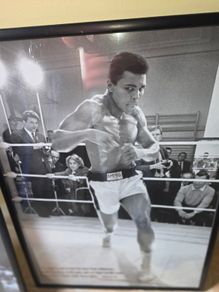 Framed Ali poster