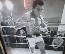 Framed Ali poster