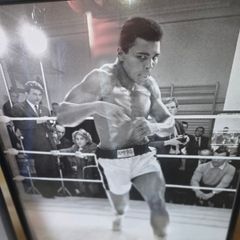 Framed Ali poster