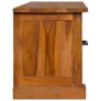 TV Cabinet 112x30x37 cm Solid Teak Wood Image 4
