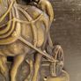 Vintage Solid Brass Horse Plough Coat Rack Image 7