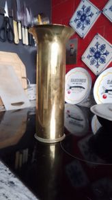 Trench Art Brass Vase 1917