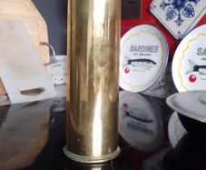 Trench Art Brass Vase 1917