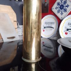 Trench Art Brass Vase 1917