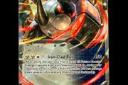 Iron Treads EX 066/091 Ultra Double Holo Rare Scarlet and Violet Paldean Fates Pokemon Card