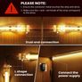 13 Packs of 2-Pin 8Mm LED Strip Connectors, No-Solder LED Tape Light Connectors, Connectors for Linking Strips to Wires in Gapless Track Lighting for 12V And 24V Single Colour COB/SMD 2835 3528 Image 7