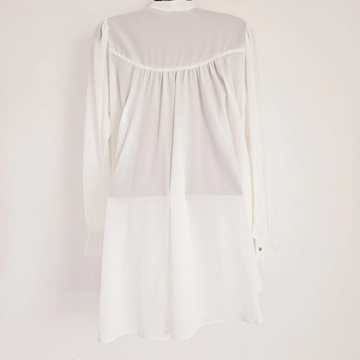 NEW Dorothy Perkins Crepe White Pussybow Blouse