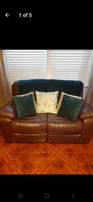 Brown sofa
